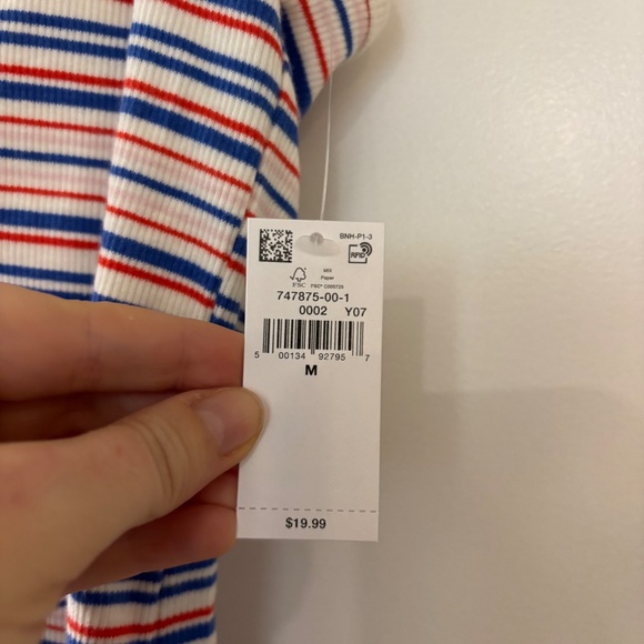 NWT Old Navy Striped Razorback Tank Top - Picture 4 of 10